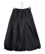 Demi-Luxe Beamsデミルクス ビームス）の古着「シャンブレーバルーンスカート」｜ブラック