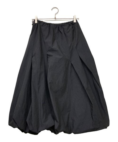 Demi-Luxe Beams（デミルクス ビームス）Demi-Luxe BEAMS (デミルクス ビームス) シャンブレーバルーンスカート ブラック サイズ:-の古着・服飾アイテム