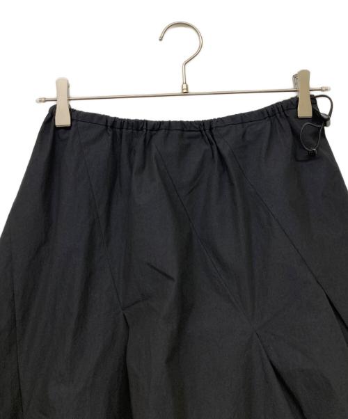 Demi-Luxe Beams（デミルクス ビームス）Demi-Luxe BEAMS (デミルクス ビームス) シャンブレーバルーンスカート ブラック サイズ:-の古着・服飾アイテム
