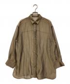 LOVELESSラブレス）の古着「シャンブルオーガンシアーシャツ」｜ベージュ