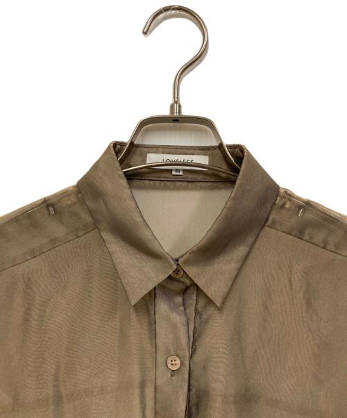 LOVELESS（ラブレス）LOVELESS (ラブレス) シャンブルオーガンシアーシャツ ベージュ サイズ:不明の古着・服飾アイテム