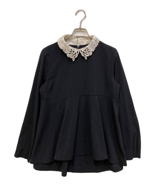 UNITED ARROWS（ユナイテッドアローズ）UNITED ARROWS (ユナイテッドアローズ) 2WAY ブラウス ネイビー サイズ:SIZE 38の古着・服飾アイテム