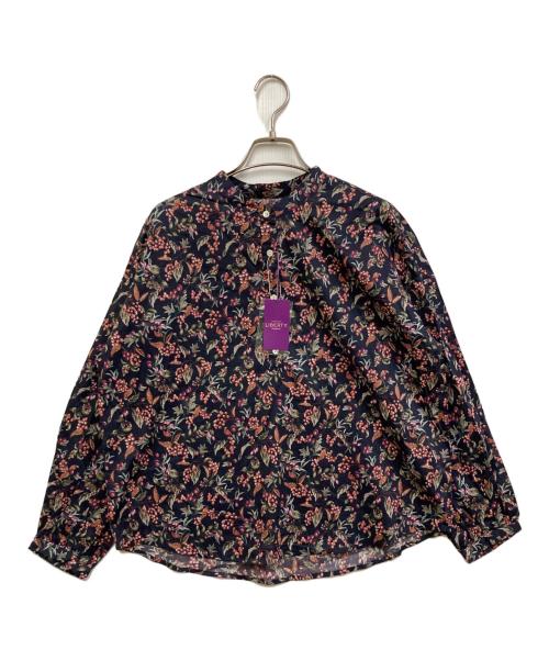 Shower Party（シャワーパーティー）Shower Party (シャワーパーティー) Liberty花柄ブラウス ブラック サイズ:FREEの古着・服飾アイテム