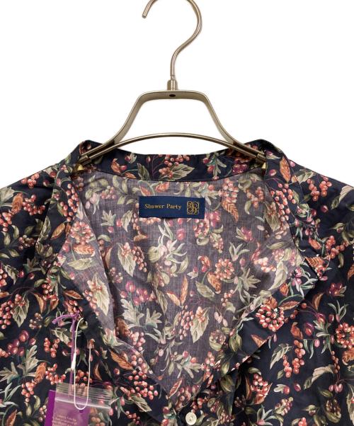 Shower Party（シャワーパーティー）Shower Party (シャワーパーティー) Liberty花柄ブラウス ブラック サイズ:FREEの古着・服飾アイテム