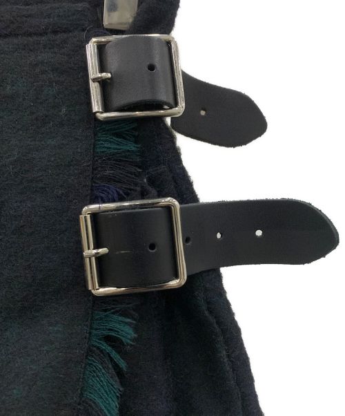 O'NEIL OF DUBLIN（オニールオブダブリン）O'NEIL OF DUBLIN (オニールオブダブリン) ラップスカート ネイビー サイズ:GB8の古着・服飾アイテム