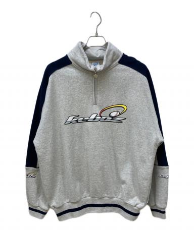 中古・古着通販】KEBOZ (ケボズ) ハーフジップスウェット グレー