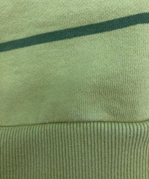 KEBOZ（ケボズ）KEBOZ (ケボズ) BORDER SWEAT CREWNECK イエロー サイズ:Mの古着・服飾アイテム