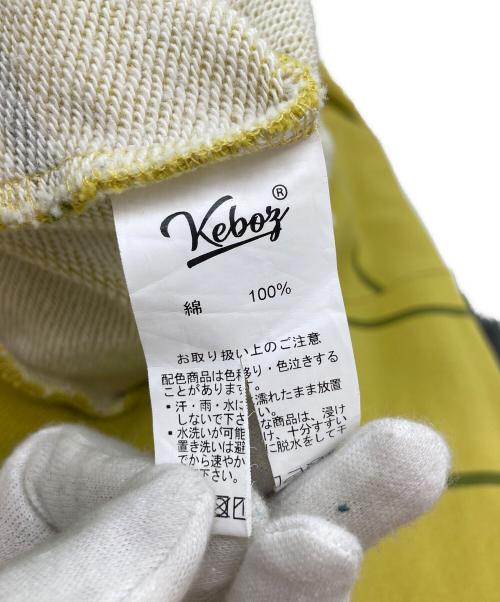 KEBOZ（ケボズ）KEBOZ (ケボズ) BORDER SWEAT CREWNECK イエロー サイズ:Mの古着・服飾アイテム