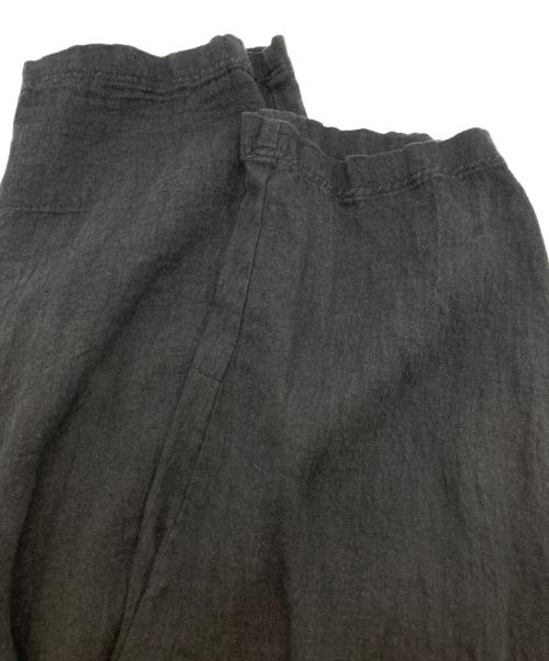 ICHI Antiquites（イチアンティークス）ICHI Antiquites (イチアンティークス) リネンパンツ ブラック サイズ:FREEの古着・服飾アイテム