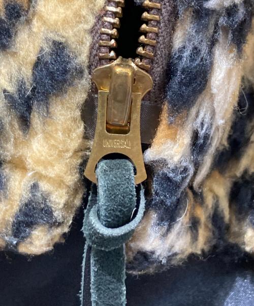 STYLE EYES（スタイルアイズ）STYLE EYES (スタイルアイズ) レオパード ファー ジップパーカー マルチカラー サイズ:38の古着・服飾アイテム