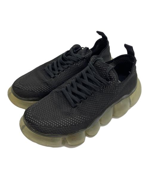 Mikio Sakabe（ミキオサカベ）Mikio Sakabe (ミキオサカベ) grounds (グラウンズ) MIKIO SAKABE　grounds　エアソールスニーカー ブラック サイズ:不明の古着・服飾アイテム