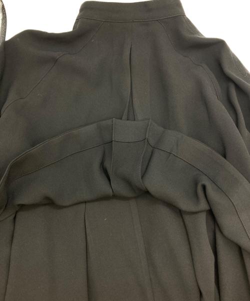 SHE TOKYO（シートーキョー）SHE TOKYO (シートーキョー) バンドカラーシャツワンピース ブラック サイズ: Freeの古着・服飾アイテム