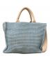 MARNI (マルニ) ナチュラル トートバッグスモール ブルー：21000円