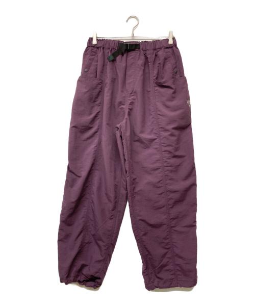 South2 West8（サウスツー ウエストエイト）South2 West8 (サウスツー ウエストエイト) Belted Center Seam Pant パープル サイズ:Mの古着・服飾アイテム