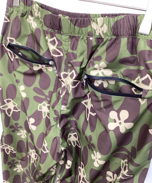 TTT MSW（ティー）TTT MSW (ティー) フラワーカモトラックパンツ グリーン サイズ:Lの古着・服飾アイテム