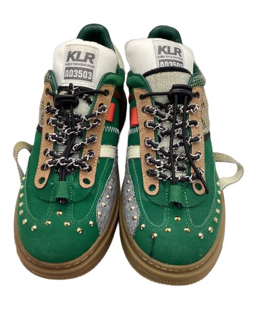 KOLOR（カラー）KOLOR (カラー) ルチマテリアル ローカットスニーカー グリーン サイズ:表記無しの古着・服飾アイテム