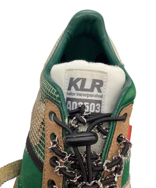 KOLOR（カラー）KOLOR (カラー) ルチマテリアル ローカットスニーカー グリーン サイズ:表記無しの古着・服飾アイテム