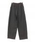 CLANE (クラネ) BELTED LOOSE STRAIGHT PANTS ブラック サイズ:1 未使用品：6000円