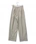 CLANE (クラネ) BASIC TUCK PANTS アイボリー：4000円