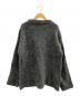 CLANE (クラネ) BOAT NECK MOHAIR OVER KNIT TOPS グレー サイズ:ＳＩＺＥ１：6000円