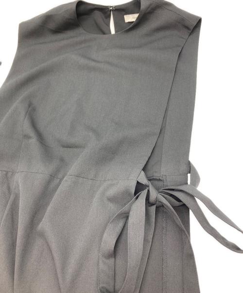 CLANE（クラネ）CLANE (クラネ) 3WAY THIN PLEAT ONE PIECE アイボリー×ブラック サイズ:1の古着・服飾アイテム