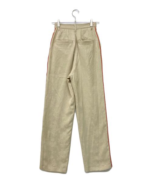 CLANE（クラネ）CLANE (クラネ) BOTANICALS JACQUARD PANTS ベージュの古着・服飾アイテム
