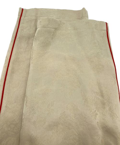 CLANE（クラネ）CLANE (クラネ) BOTANICALS JACQUARD PANTS ベージュの古着・服飾アイテム