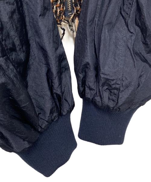 JEANASIS（ジーナシス）JEANASIS (ジーナシス) イソザイツイードショートブルゾン ブラウン×ネイビー サイズ:FREE 未使用品の古着・服飾アイテム