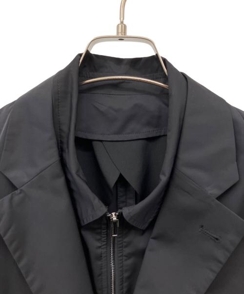 EMPORIO ARMANI（エンポリオ アルマーニ）EMPORIO ARMANI (エンポリオ アルマーニ) レイヤージャケット ネイビー サイズ:50の古着・服飾アイテム
