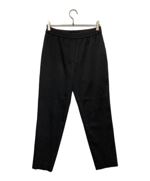 icB（アイシービー）icB (アイシービー) ウォームサテン ドロストパンツ ブラック サイズ:4の古着・服飾アイテム