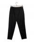 icB（アイシービー）の古着「ウォームサテン ドロストパンツ」｜ブラック