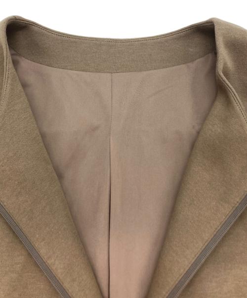 icB（アイシービー）icB (アイシービー) コットンダンボールブルゾン ブラウン サイズ:Sの古着・服飾アイテム
