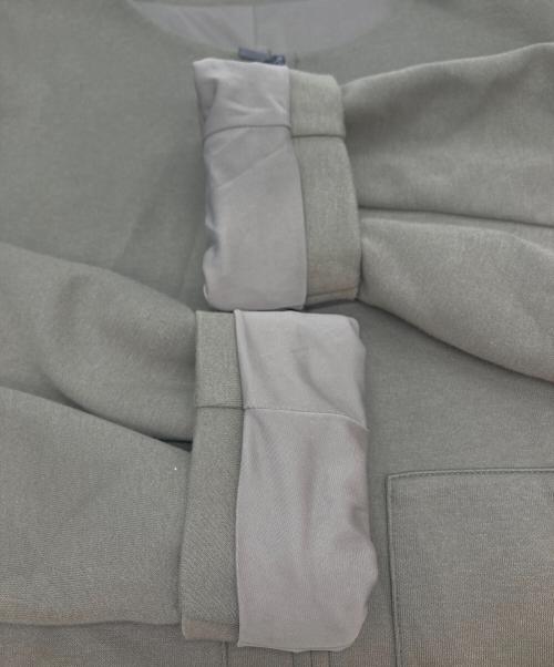 icB（アイシービー）icB (アイシービー) コットンダンボールブルゾン ブラウン サイズ:Sの古着・服飾アイテム