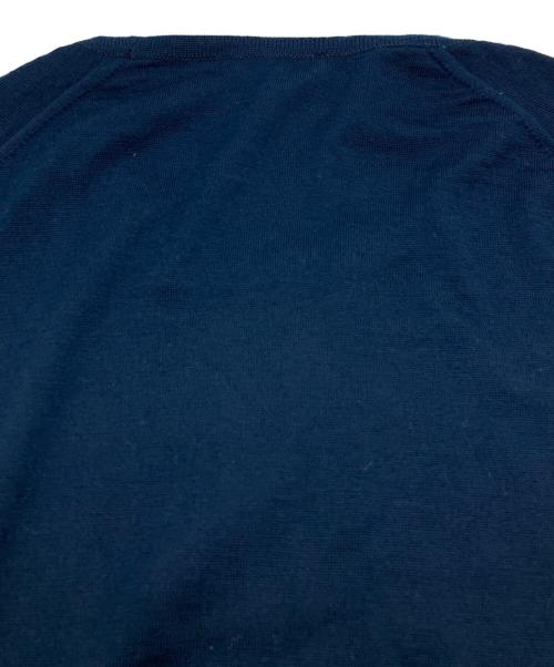 JOHN SMEDLEY（ジョンスメドレー）JOHN SMEDLEY (ジョンスメドレー) クルーネックニット ネイビー サイズ:Mの古着・服飾アイテム
