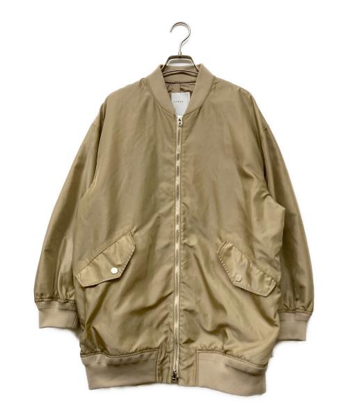 Noble（ノーブル）Noble (ノーブル) MA-1ロングブルゾン ベージュ サイズ:-の古着・服飾アイテム