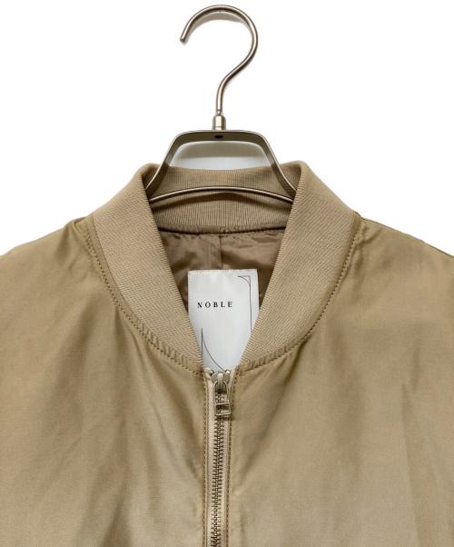 Noble（ノーブル）Noble (ノーブル) MA-1ロングブルゾン ベージュ サイズ:-の古着・服飾アイテム