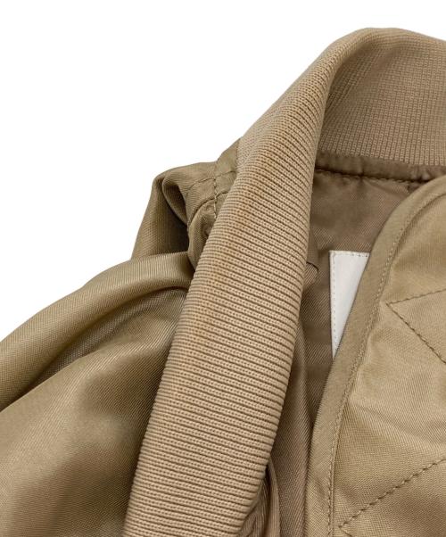 Noble（ノーブル）Noble (ノーブル) MA-1ロングブルゾン ベージュ サイズ:-の古着・服飾アイテム