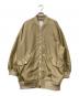Noble（ノーブル）の古着「MA-1ロングブルゾン」｜ベージュ