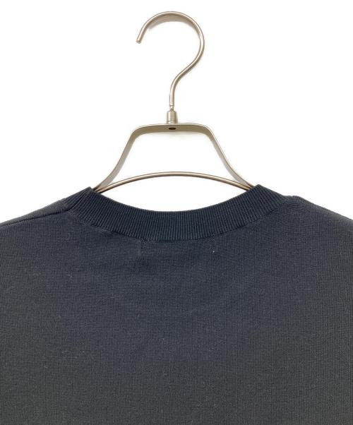 Apuweiser-riche（アプワイザーリッシェ）Apuweiser-riche (アプワイザーリッシェ) フリル袖ドッキングニット ブラック サイズ:2の古着・服飾アイテム