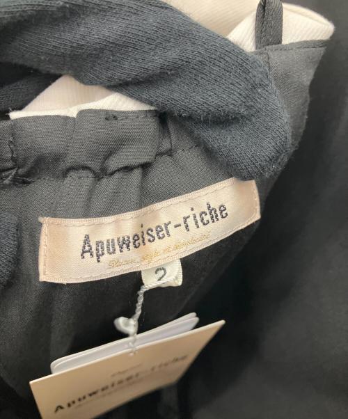 Apuweiser-riche（アプワイザーリッシェ）Apuweiser-riche (アプワイザーリッシェ) ベアサロペット ブラック サイズ:2 未使用品の古着・服飾アイテム