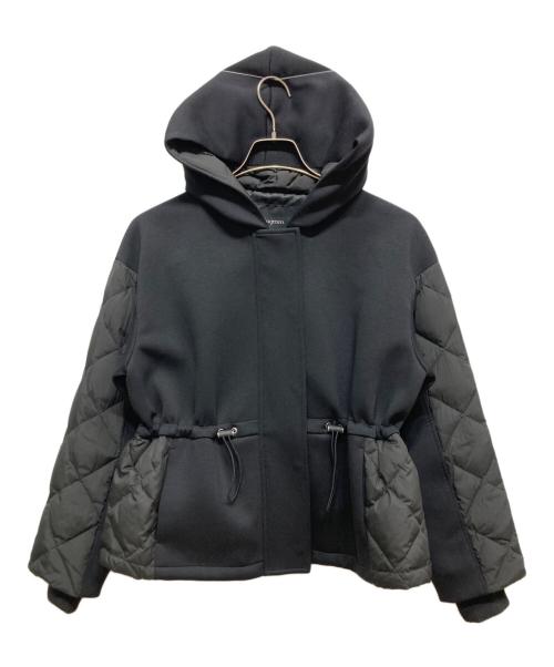 Diagram（ダイアグラム）Diagram (ダイアグラム) ボンディングキルトパーカー ブラック サイズ:36の古着・服飾アイテム