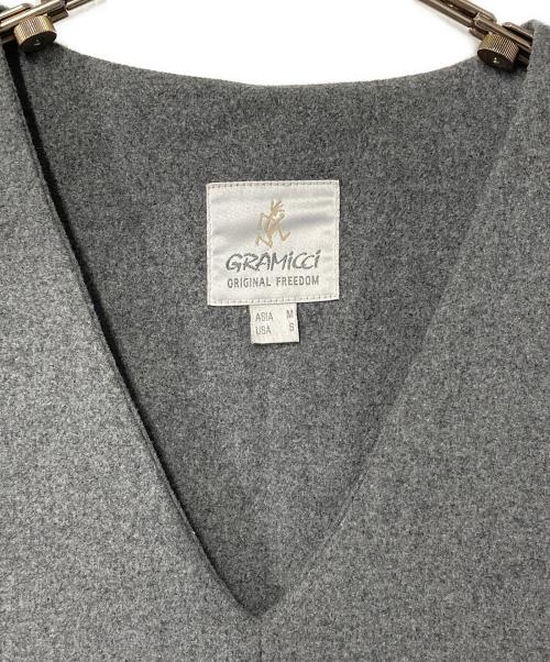 GRAMICCI（グラミチ）GRAMICCI (グラミチ) WOOL TENT DRESS  グレー サイズ:ASIA Mの古着・服飾アイテム