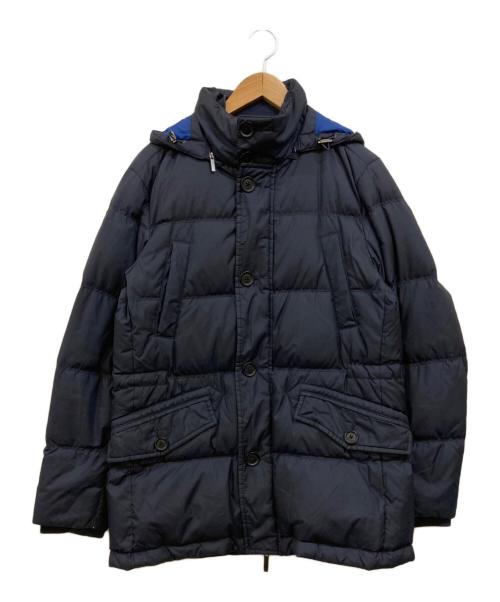 BOSS HUGO BOSS（ボス ヒューゴボス）BOSS HUGO BOSS (ボス ヒューゴボス) ダウンジャケット ネイビー サイズ:44の古着・服飾アイテム