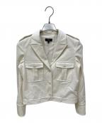 theoryセオリー）の古着「Textured GAB BXY Military JKT」｜ホワイト