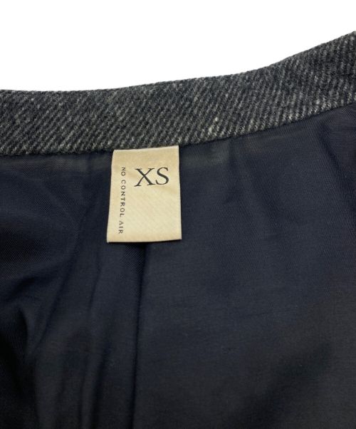 NO CONTROL AIR（ノーコントロールエアー）NO CONTROL AIR (ノーコントロールエアー) ウールコート グレー サイズ:XSの古着・服飾アイテム