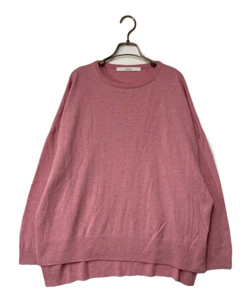 FRAMeWORK（フレームワーク）FRAMeWORK (フレームワーク) オーバーサイズクルーネックプルオーバー ピンク サイズ:-の古着・服飾アイテム
