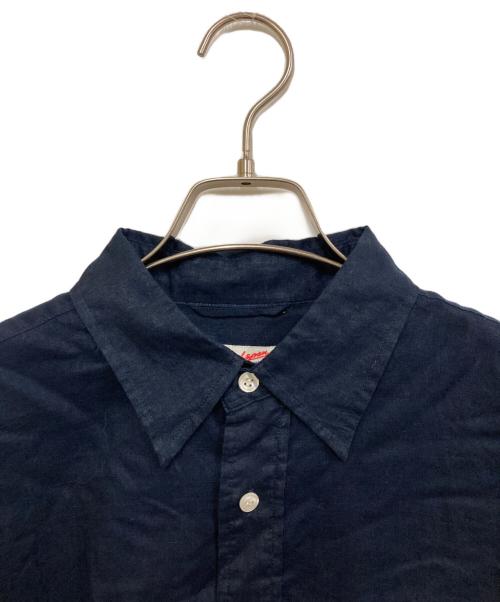 Spick and Span（スピック＆スパン）Spick and Span (スピックアンドスパン) コットンリネンルーズシャツ ネイビー サイズ:FREEの古着・服飾アイテム