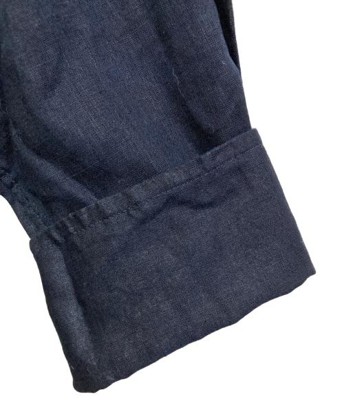 Spick and Span（スピック＆スパン）Spick and Span (スピックアンドスパン) コットンリネンルーズシャツ ネイビー サイズ:FREEの古着・服飾アイテム