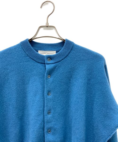 extreme cashmere（エクストリーム カシミア）extreme cashmere (エクストリーム カシミア) BLOUSONカーディガン ブルー サイズ:-の古着・服飾アイテム