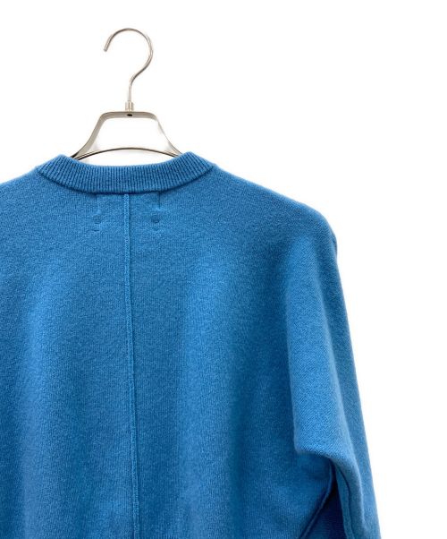 extreme cashmere（エクストリーム カシミア）extreme cashmere (エクストリーム カシミア) BLOUSONカーディガン ブルー サイズ:-の古着・服飾アイテム